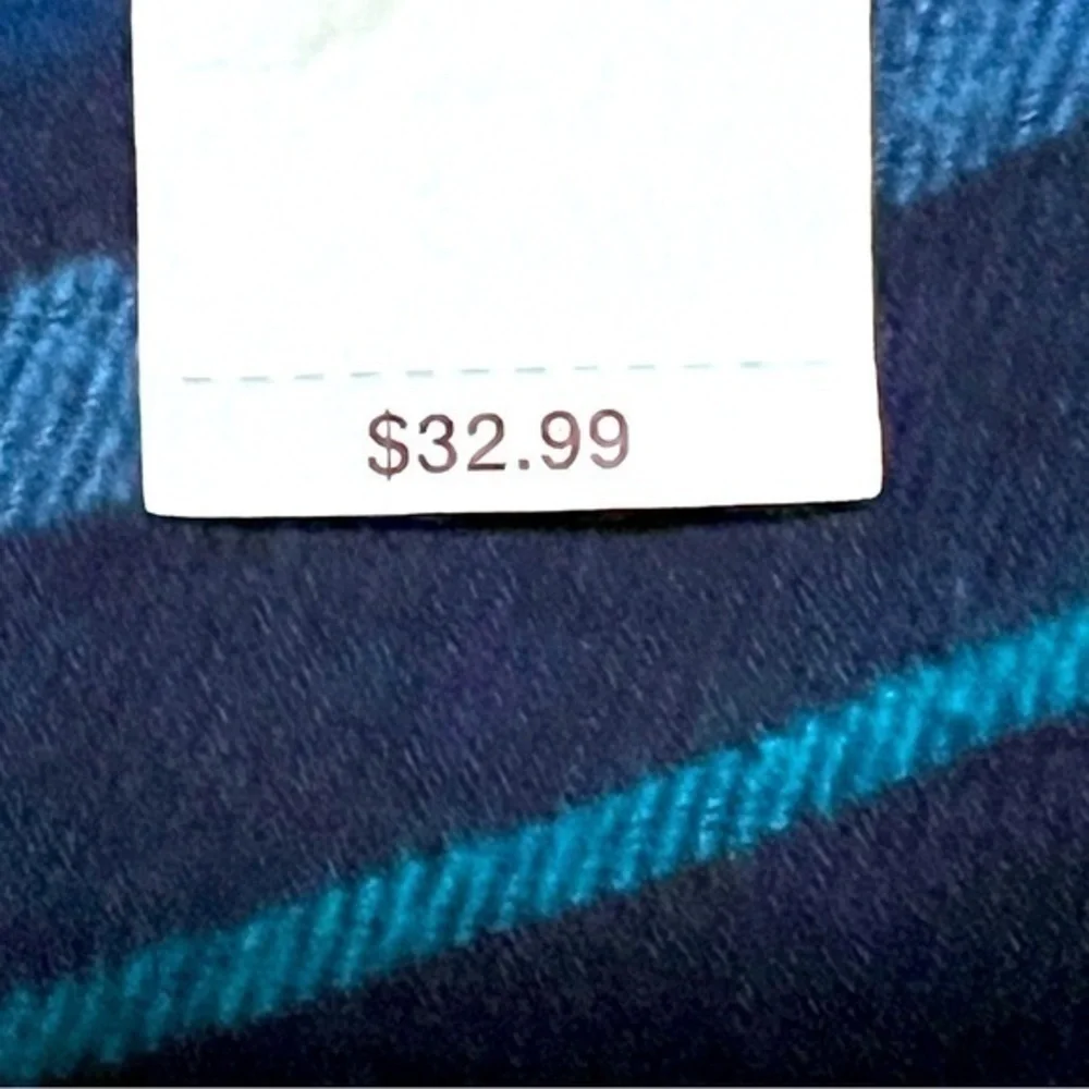 💚NWT Old Navy youth soft flannel button down shirt size large 10-12